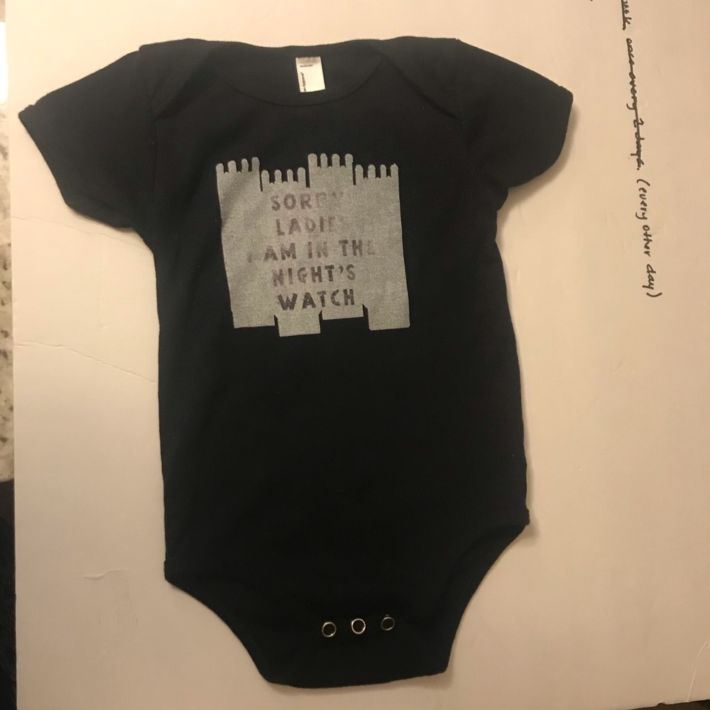 Game of Thrones Night Watch Onesie